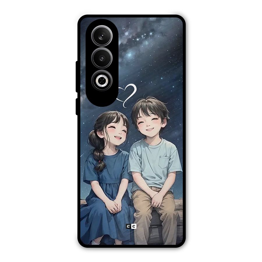 Cute Anime Teens Metal Back Case for OnePlus Nord CE4