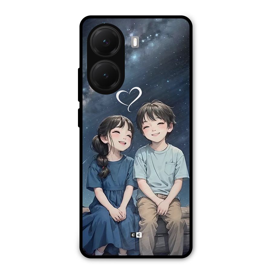 Cute Anime Teens Metal Back Case for Poco X7 Pro