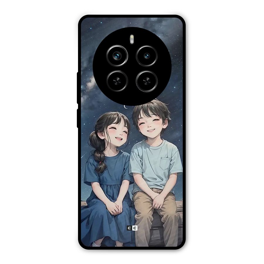 Cute Anime Teens Metal Back Case for Realme P1 Pro