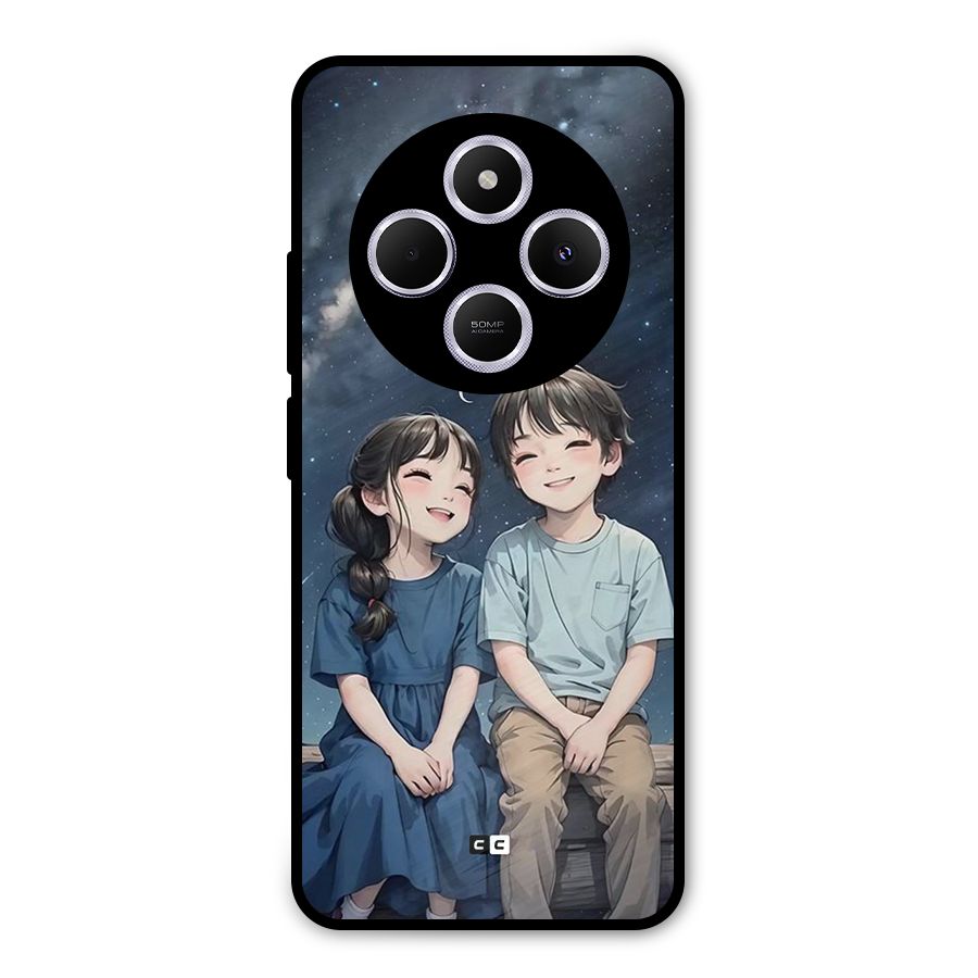 Cute Anime Teens Metal Back Case for Redmi A4