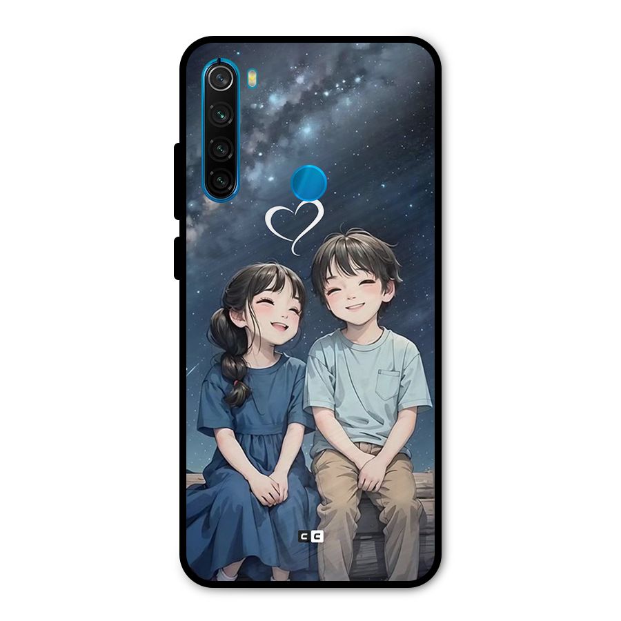 Cute Anime Teens Metal Back Case for Redmi Note 8