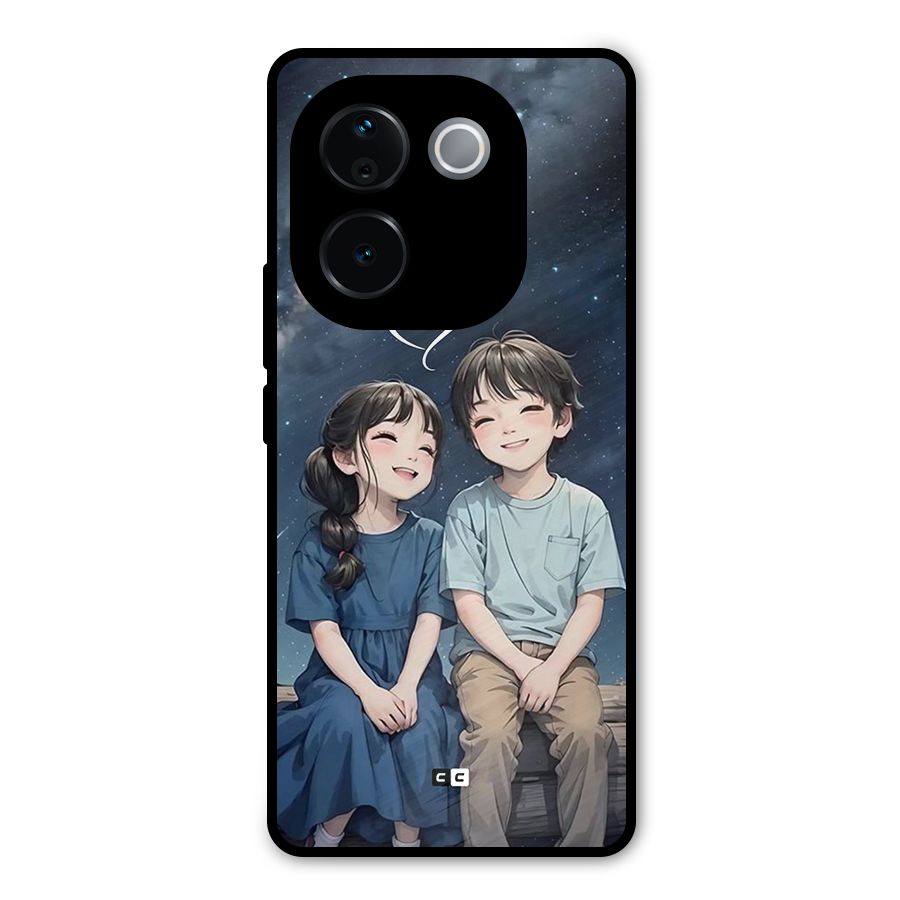 Cute Anime Teens Metal Back Case for Vivo T3 Pro