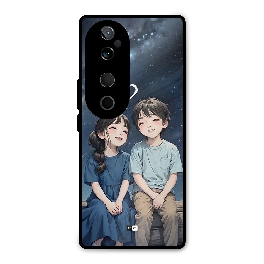 Cute Anime Teens Metal Back Case for Vivo T3 Ultra
