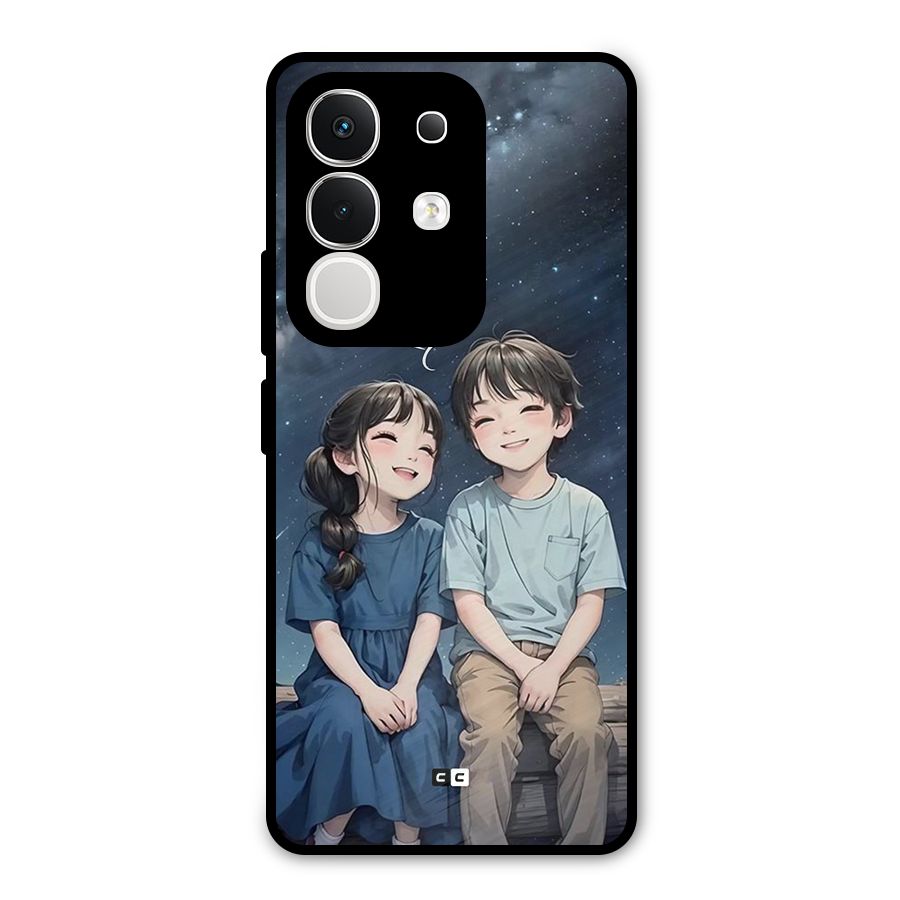 Cute Anime Teens Metal Back Case for Vivo T4x