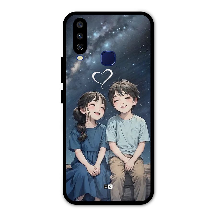 Cute Anime Teens Metal Back Case for Vivo V17
