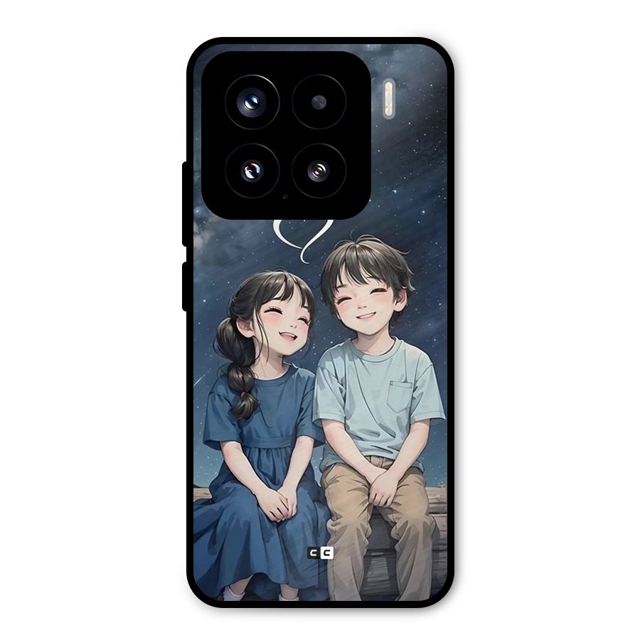 Cute Anime Teens Metal Back Case for Xiaomi 15