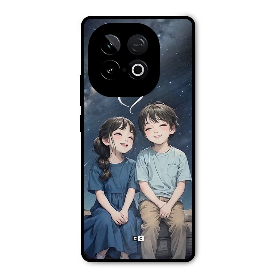 Cute Anime Teens Metal Back Case for iQOO Neo 10