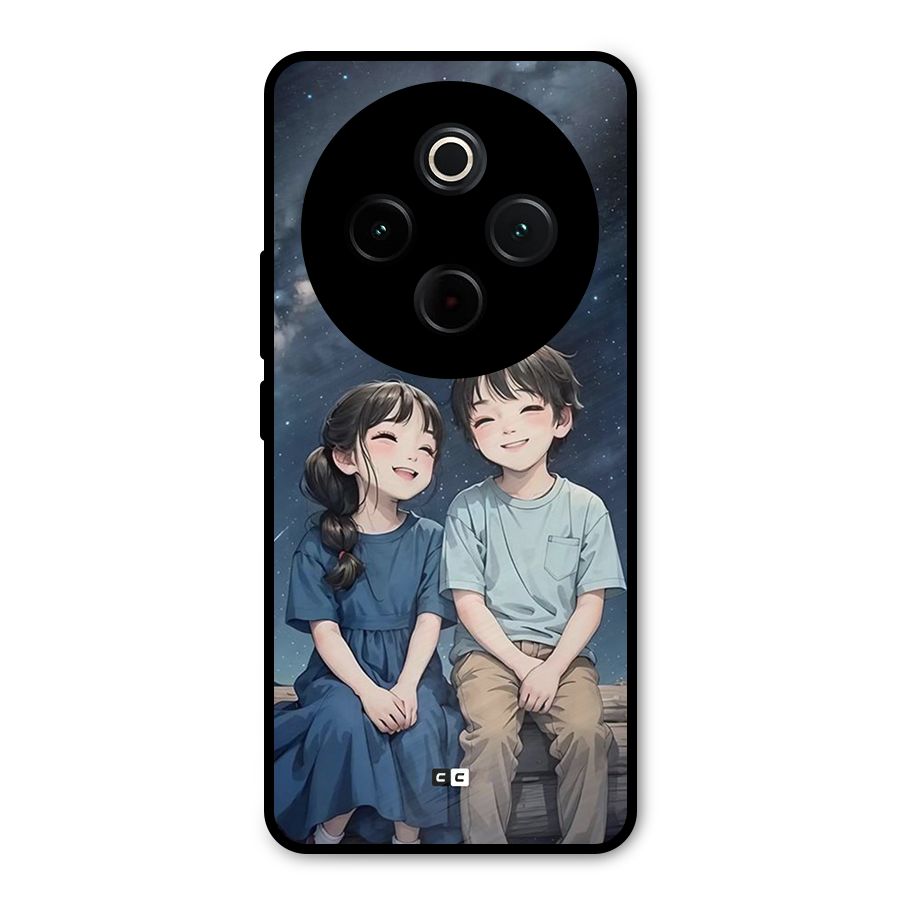 Cute Anime Teens Metal Back Case for iQOO Z10