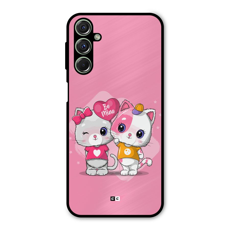 Cute Be Mine Metal Back Case for Galaxy M34