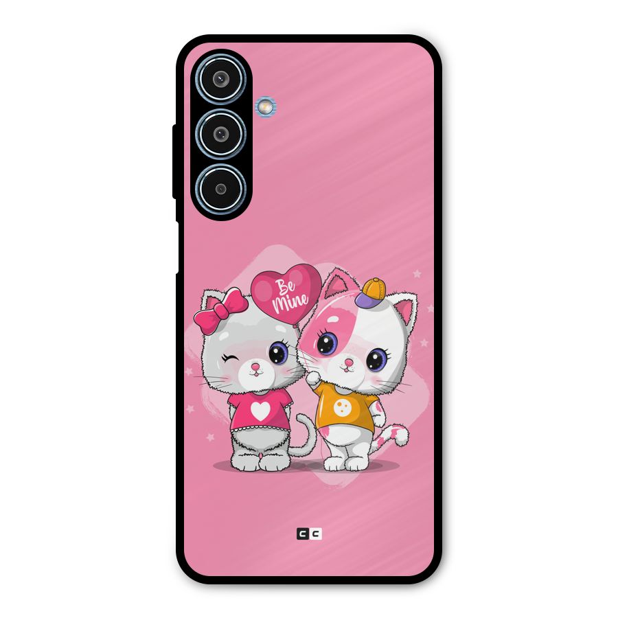 Cute Be Mine Metal Back Case for Galaxy M35