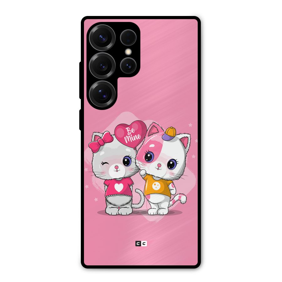 Cute Be Mine Metal Back Case for Galaxy S25 Ultra