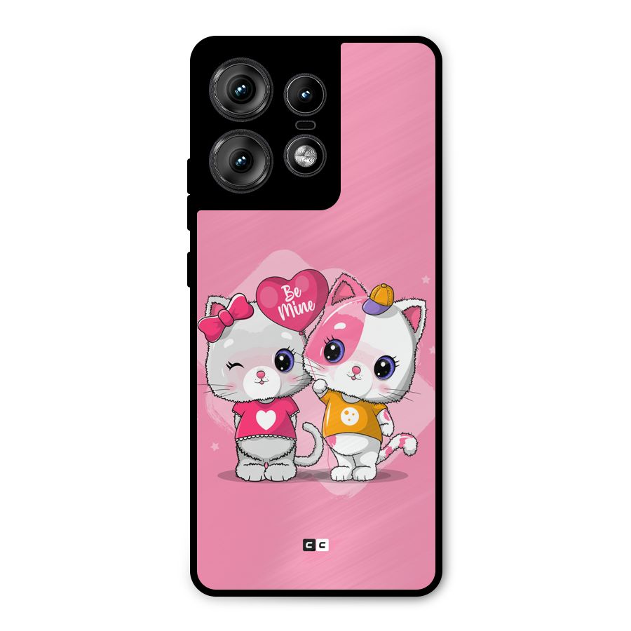 Cute Be Mine Metal Back Case for Motorola Edge 50 Pro