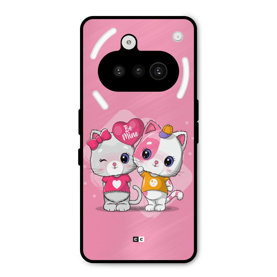 Cute Be Mine Metal Back Case for Nothing Phone 3a