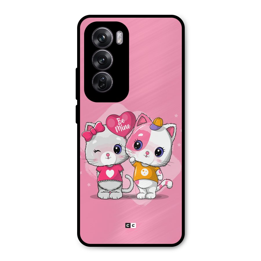 Cute Be Mine Metal Back Case for Oppo Reno12 Pro