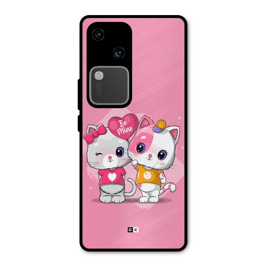 Cute Be Mine Metal Back Case for Vivo V30