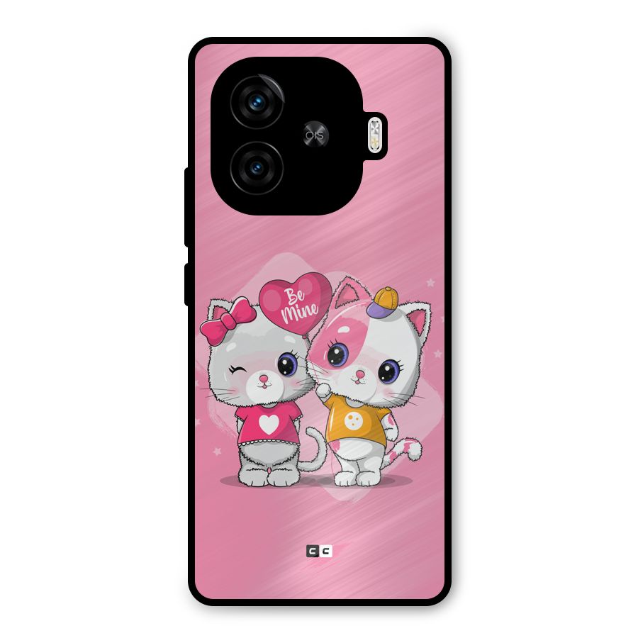 Cute Be Mine Metal Back Case for iQOO Z9 Turbo