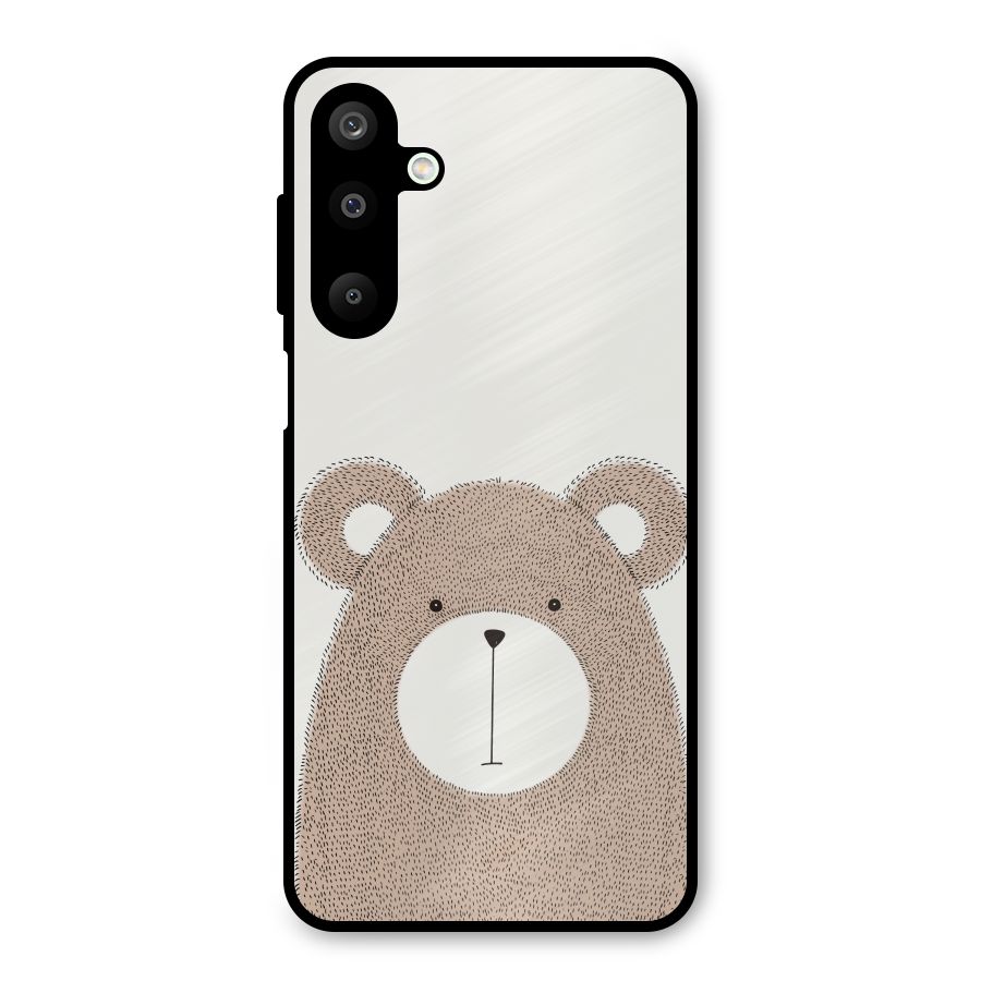 Cute Bear Metal Back Case for Galaxy M16