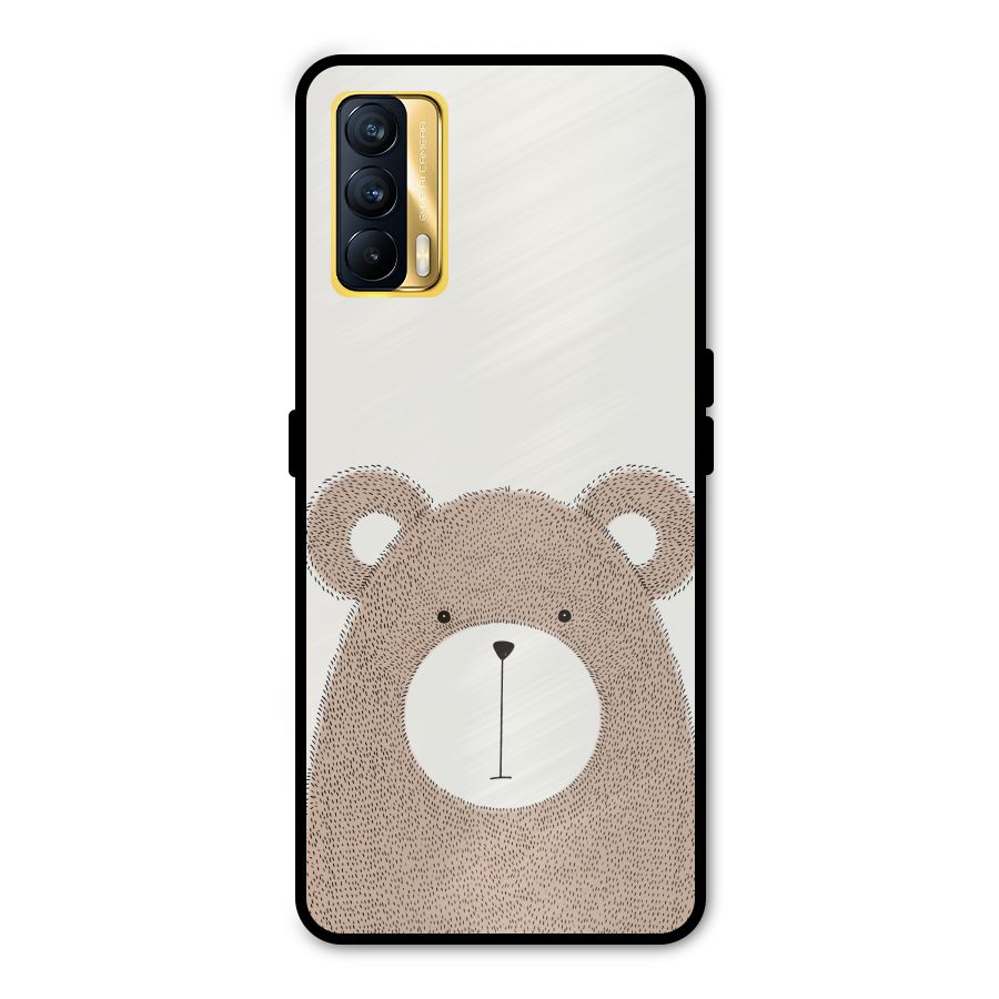 Cute Bear Metal Back Case for Realme X7