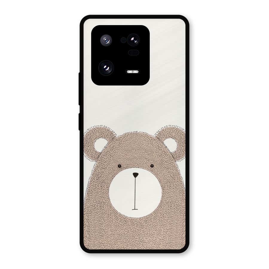 Cute Bear Metal Back Case for Xiaomi 13 Pro