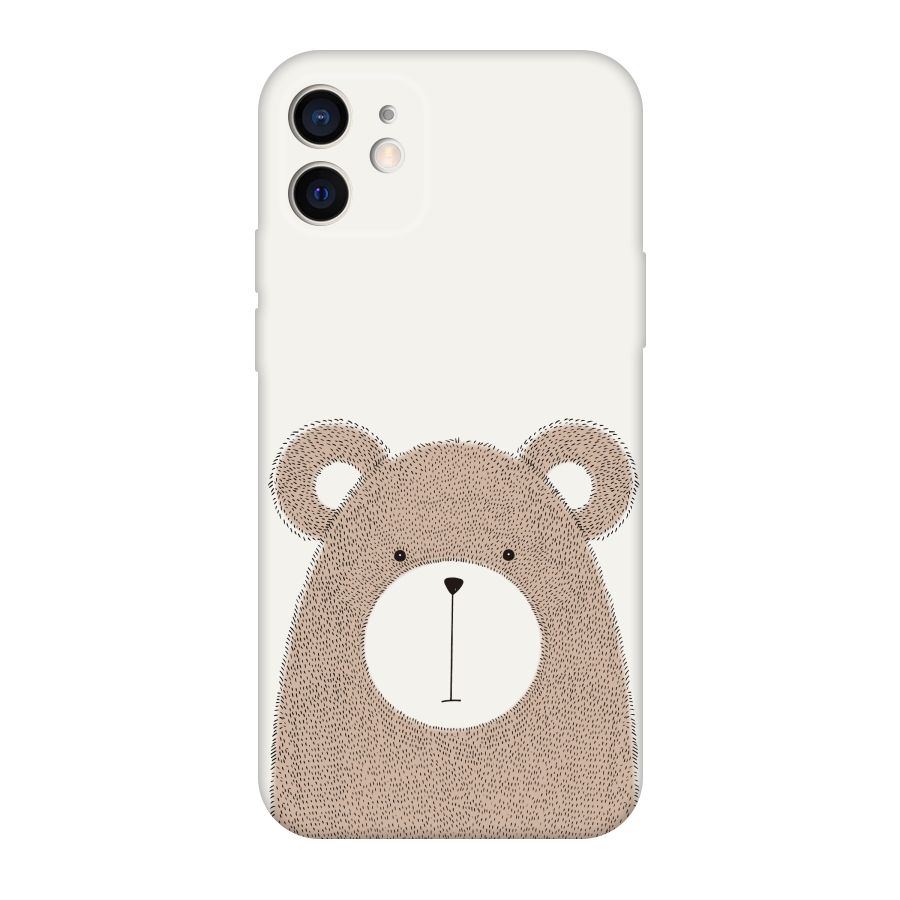 Cute Bear Original Polycarbonate Back Case for iPhone 12