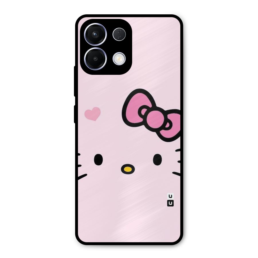 Cute Bow Face Metal Back Case for Oppo K13