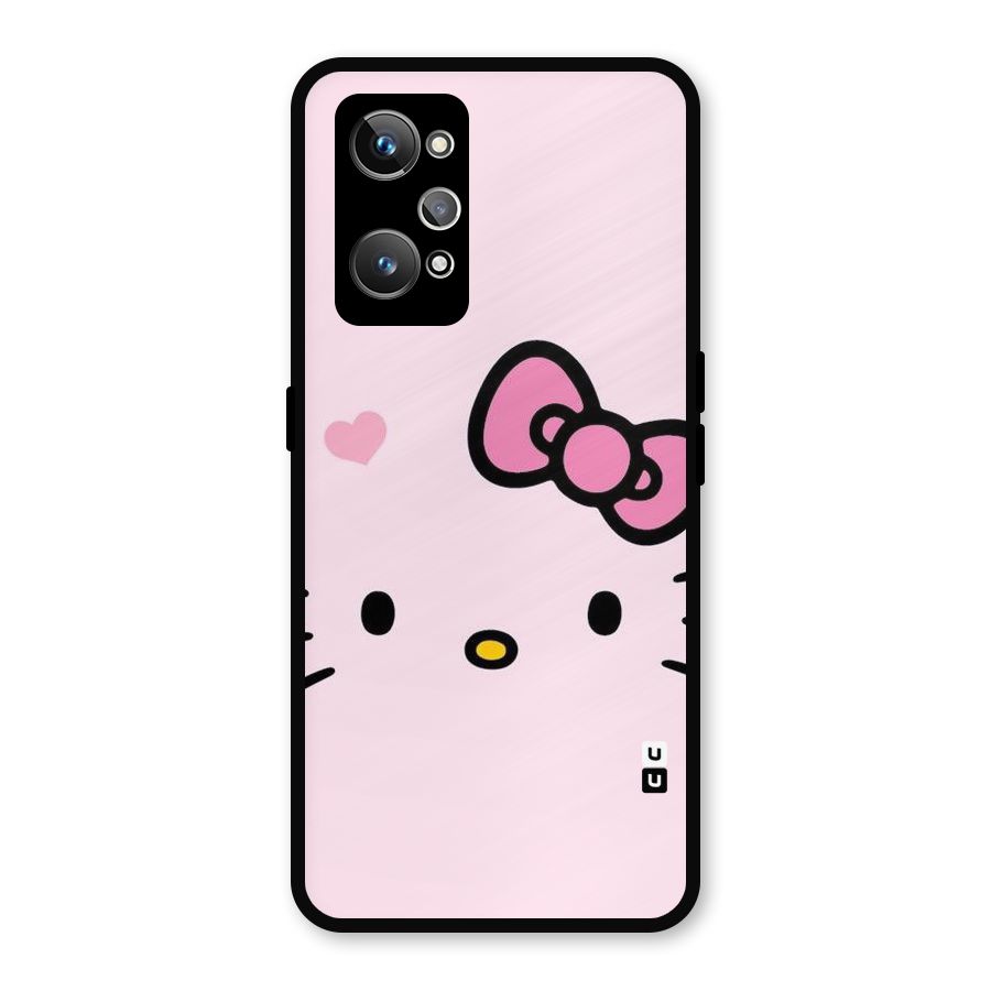 Cute Bow Face Metal Back Case for Realme GT Neo2