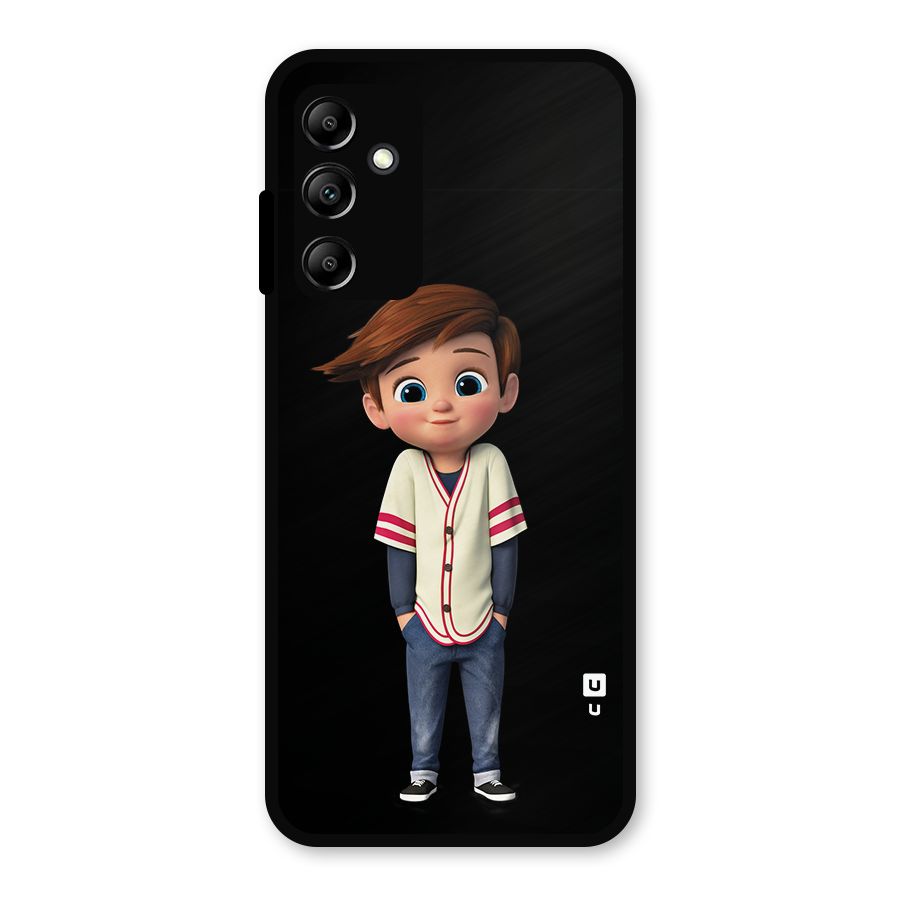 Cute Boy Tim Metal Back Case for Galaxy A14 5G