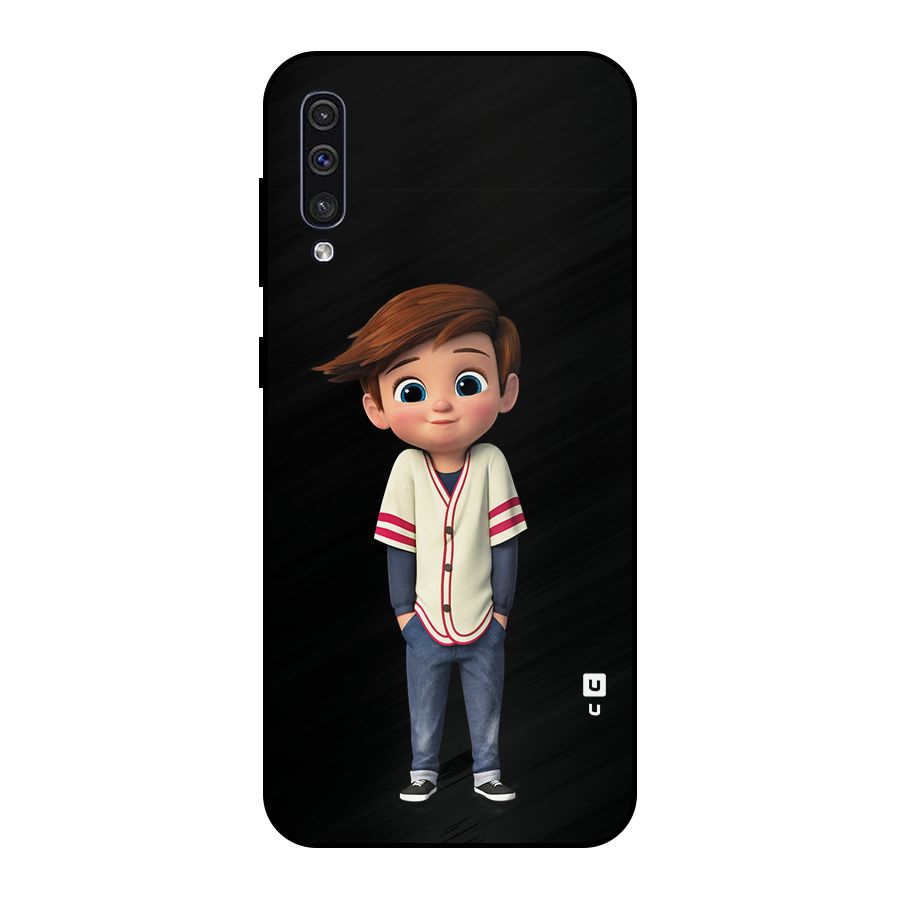Cute Boy Tim Metal Back Case for Galaxy A50s