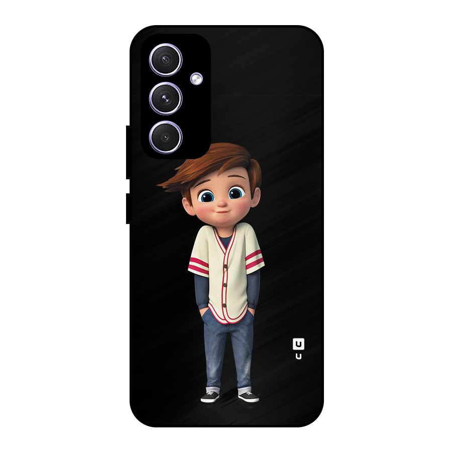 Cute Boy Tim Metal Back Case for Galaxy A54