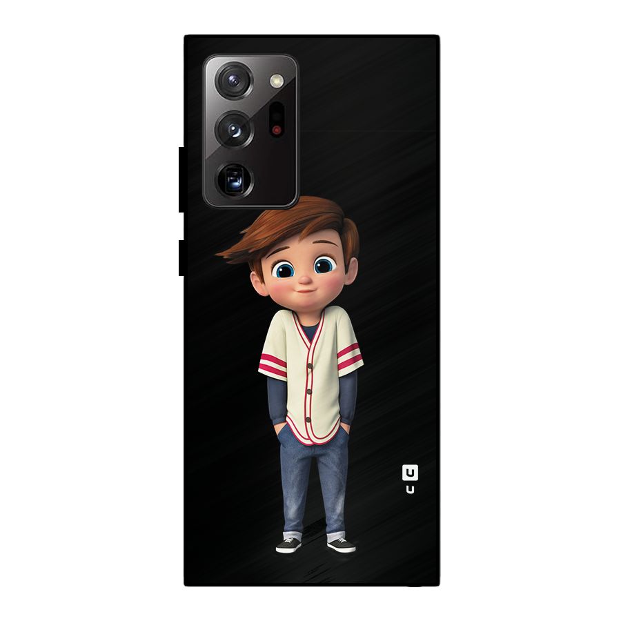 Cute Boy Tim Metal Back Case for Galaxy Note 20 Ultra