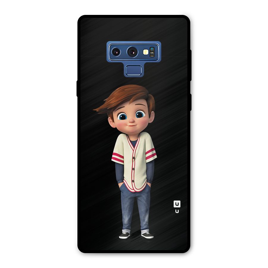 Cute Boy Tim Metal Back Case for Galaxy Note 9