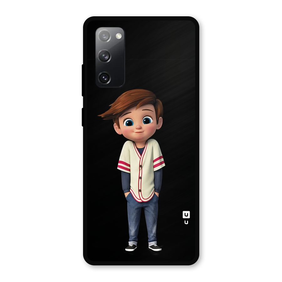 Cute Boy Tim Metal Back Case for Galaxy S20 FE 5G