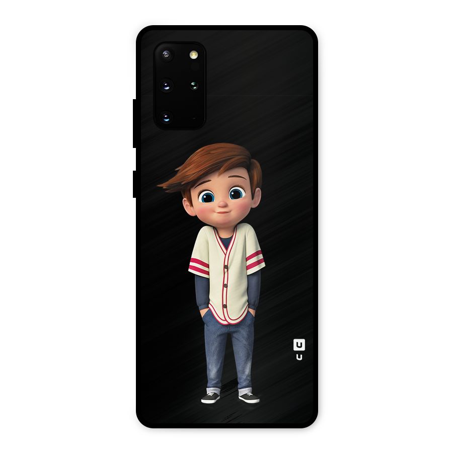 Cute Boy Tim Metal Back Case for Galaxy S20 Plus