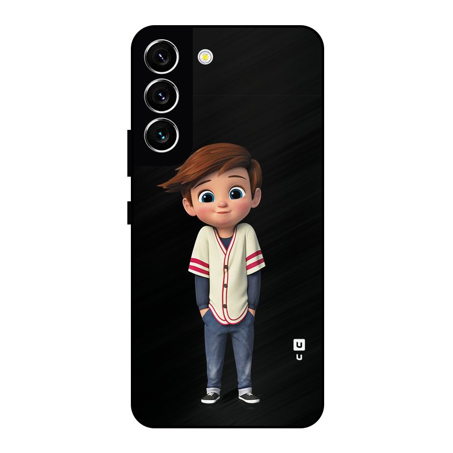 Cute Boy Tim Metal Back Case for Galaxy S22 5G