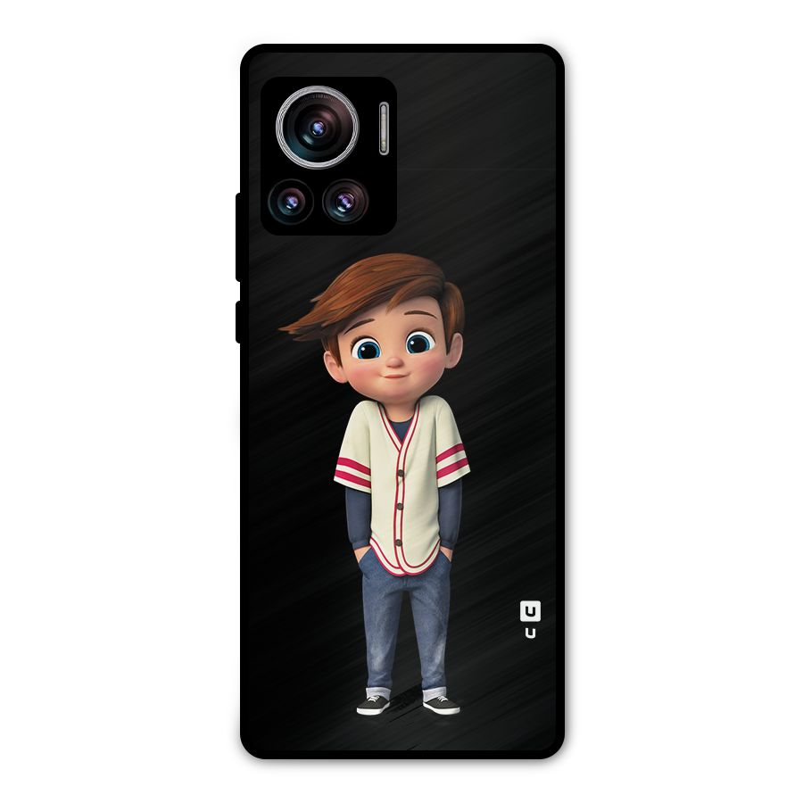 Cute Boy Tim Metal Back Case for Motorola Edge 30 Ultra