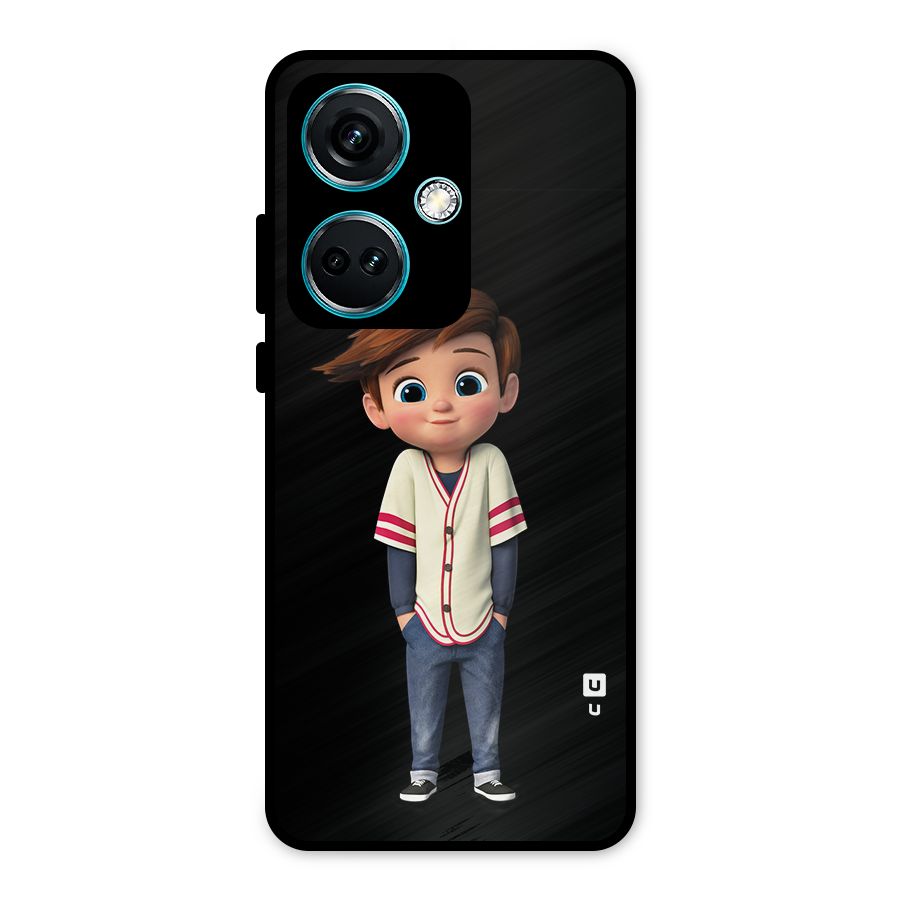 Cute Boy Tim Metal Back Case for OnePlus Nord CE 3 5G
