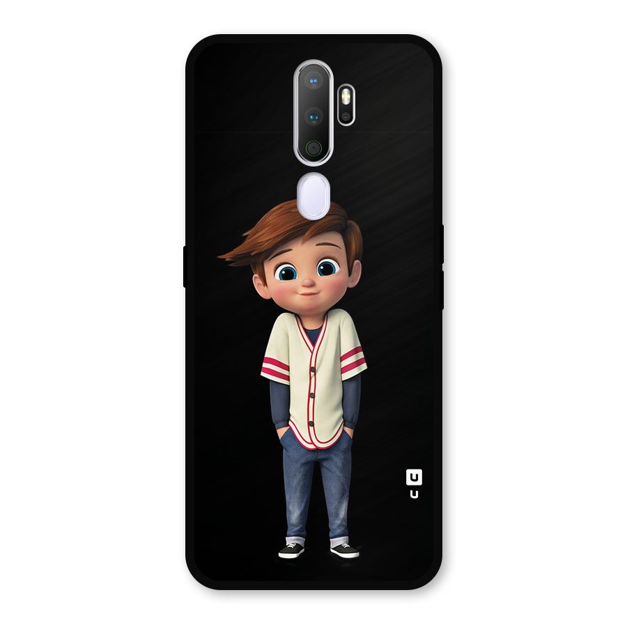 Cute Boy Tim Metal Back Case for Oppo A5 (2020)