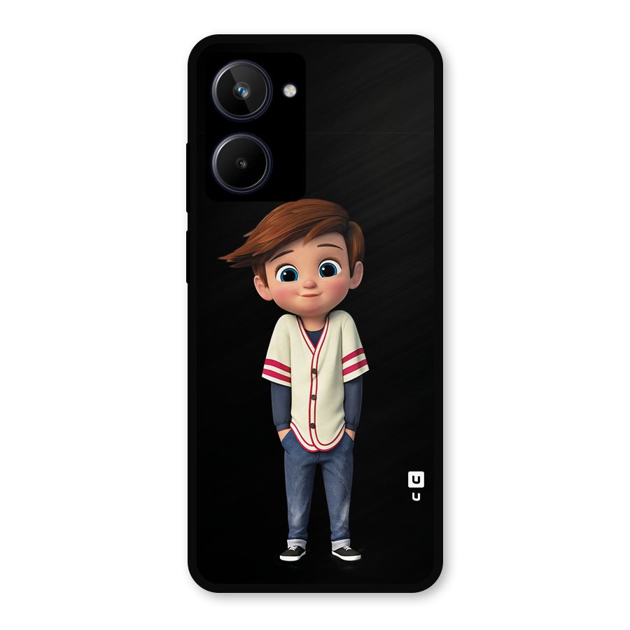 Cute Boy Tim Metal Back Case for Realme 10