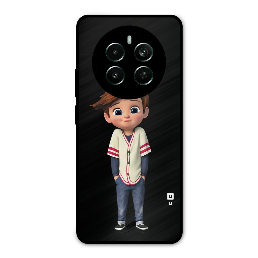 Cute Boy Tim Metal Back Case for Realme 12 Pro Plus