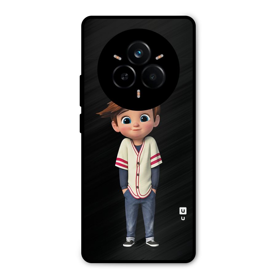 Cute Boy Tim Metal Back Case for Realme 14 Pro Plus