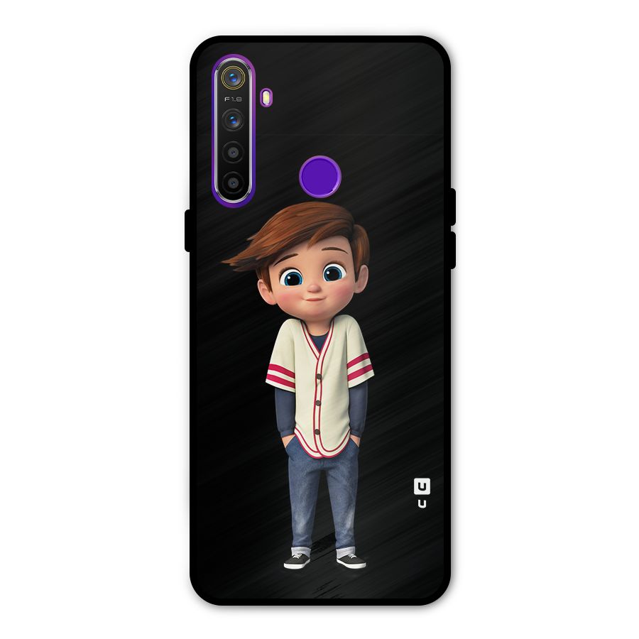 Cute Boy Tim Metal Back Case for Realme 5