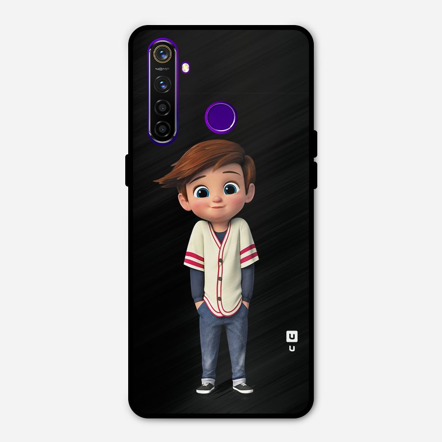 Cute Boy Tim Metal Back Case for Realme 5 Pro