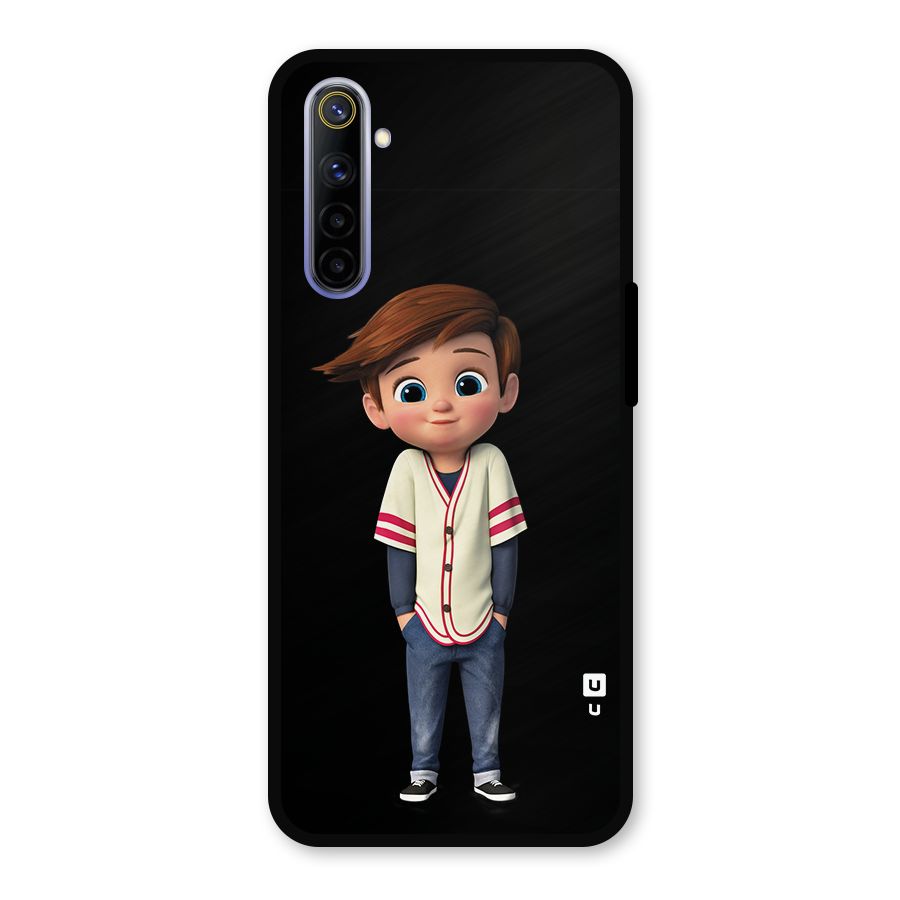 Cute Boy Tim Metal Back Case for Realme 6i