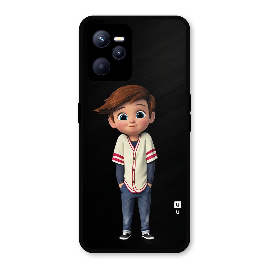 Cute Boy Tim Metal Back Case for Realme C35