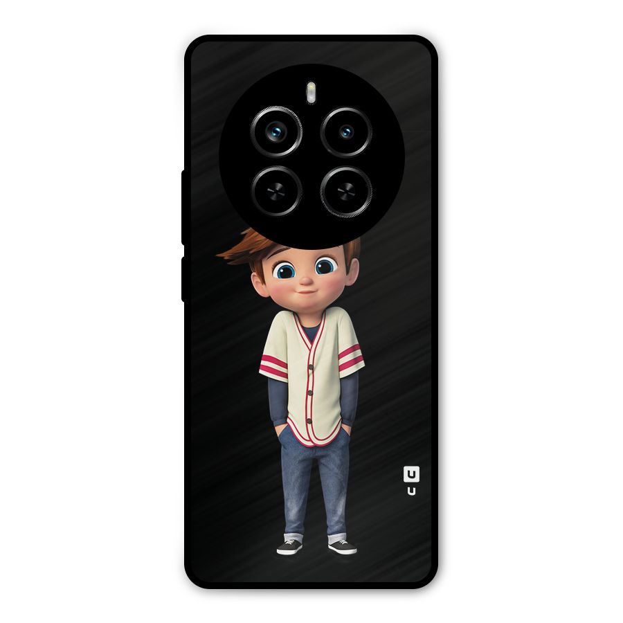 Cute Boy Tim Metal Back Case for Realme P1 Pro