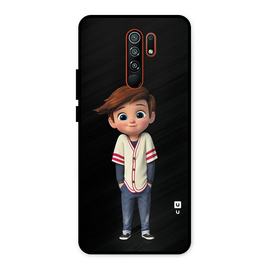 Cute Boy Tim Metal Back Case for Redmi 9 Prime