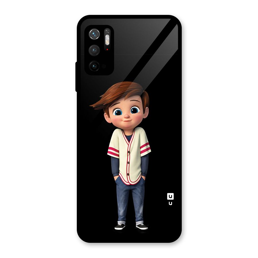 Cute Boy Tim Metal Back Case for Redmi Note 10T 5G