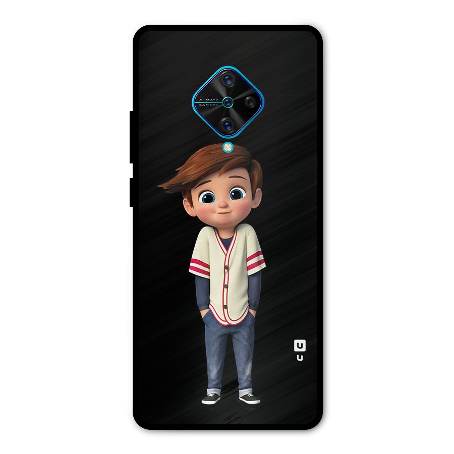 Cute Boy Tim Metal Back Case for Vivo S1 Pro