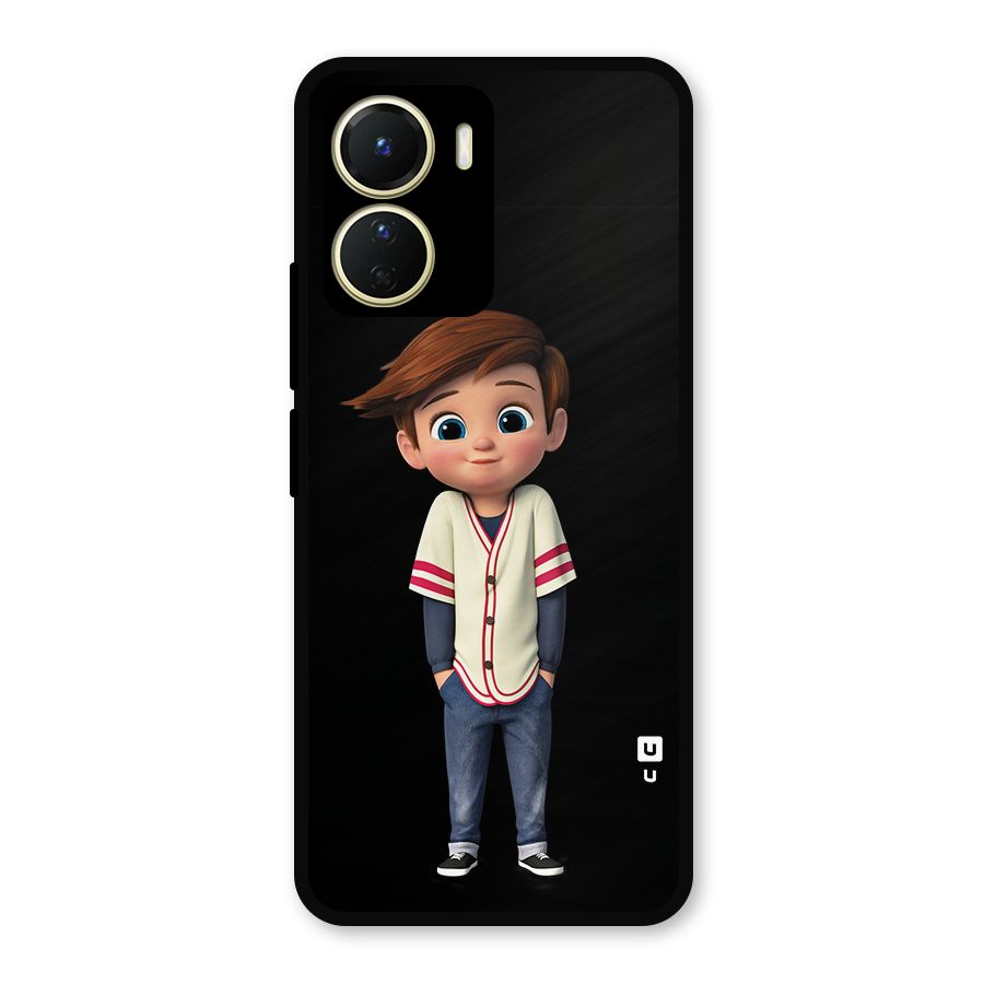 Cute Boy Tim Metal Back Case for Vivo T2x