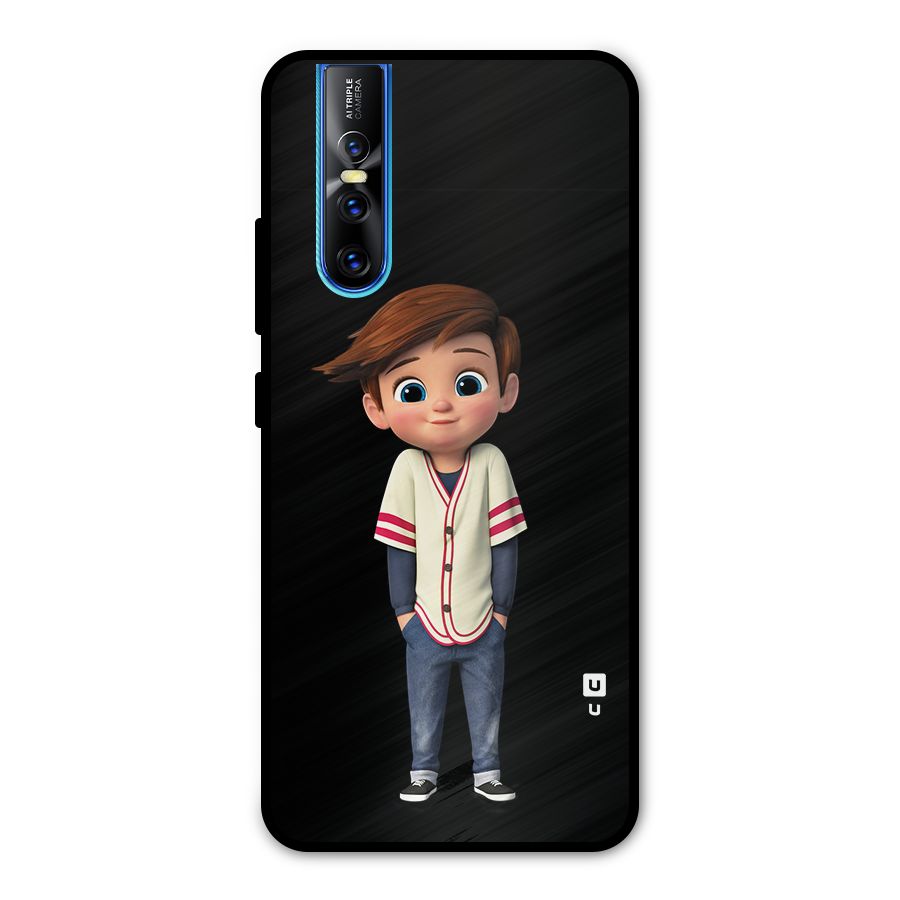 Cute Boy Tim Metal Back Case for Vivo V15 Pro
